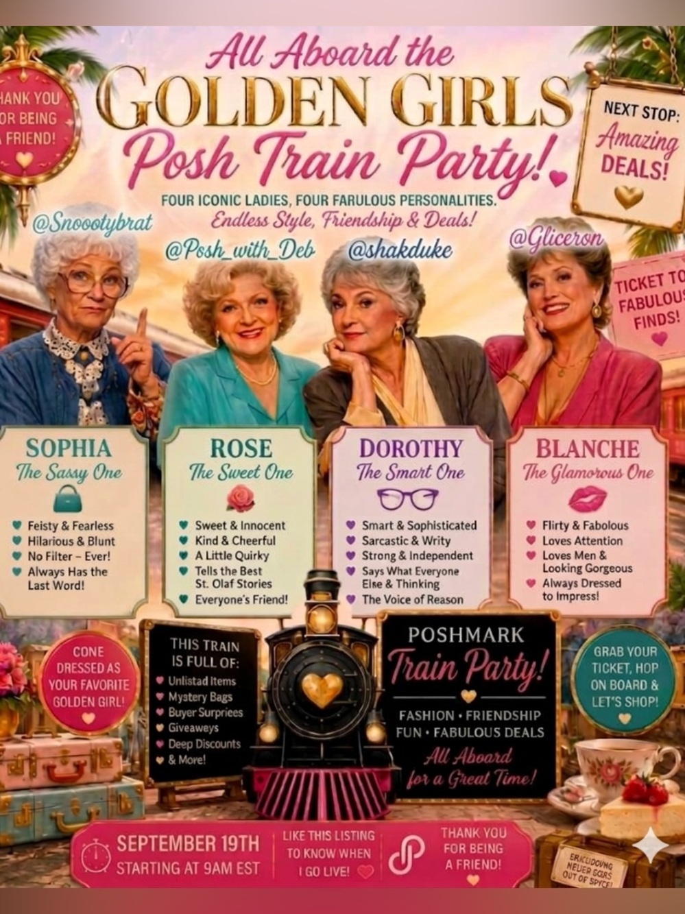 Get Dressed Posh Train 🚂 Event